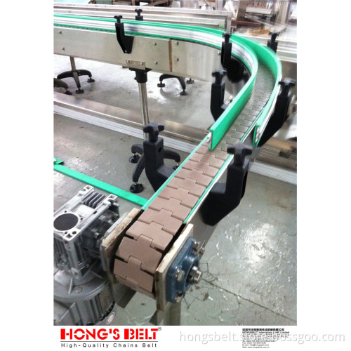 The Beverage Industry Table Top Plastic Chains Belt